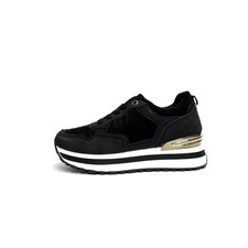 LAURA BIAGIOTTI SCARPE DONNA SNEAKERS CON GOMMA MEDIA LEGGERE 9241 NERO