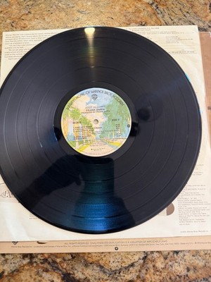 Frank Zappa Zoot Allures Vinyl 1976 Warner Bros BS-2970 First Pressing