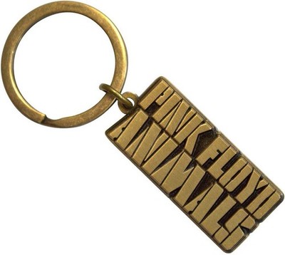 Gadget - Pink Floyd - Pink Floyd Keychain: Animals Gold Text Logo -D- Rock Off