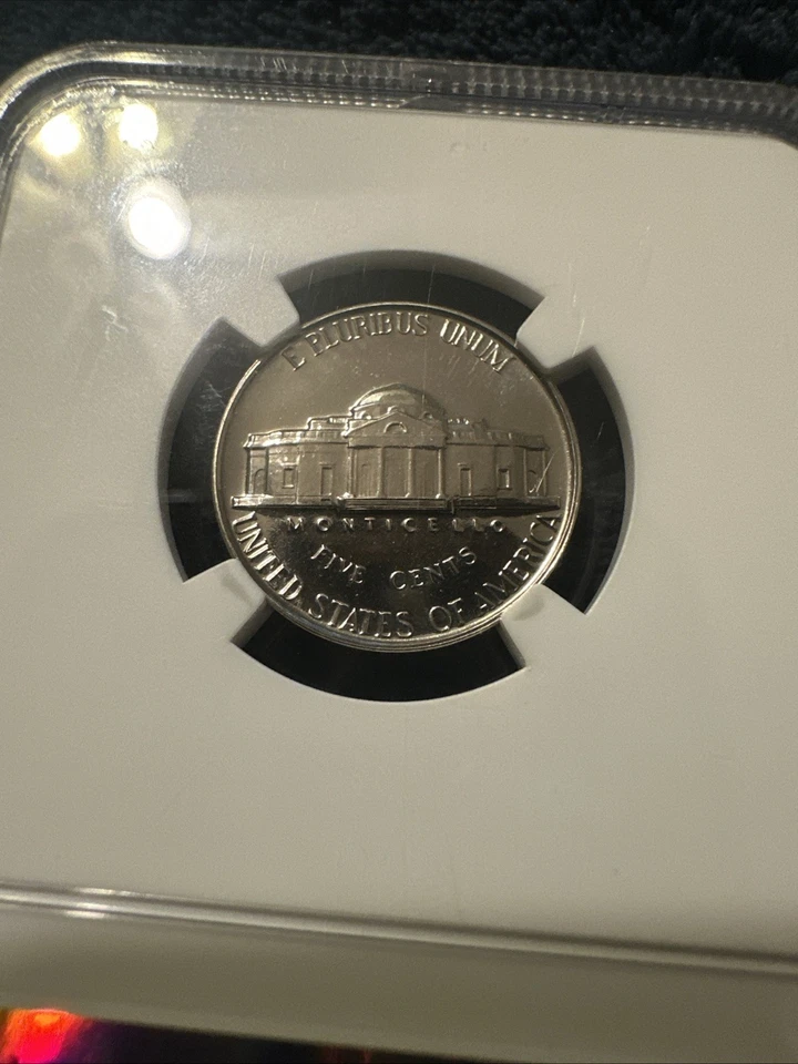 1957 NGC PF68 PROOF THOMAS JEFFERSON NICKEL 5C EXCELLENT EYE APPEAL WHITE LABEL - Image 4 of 4