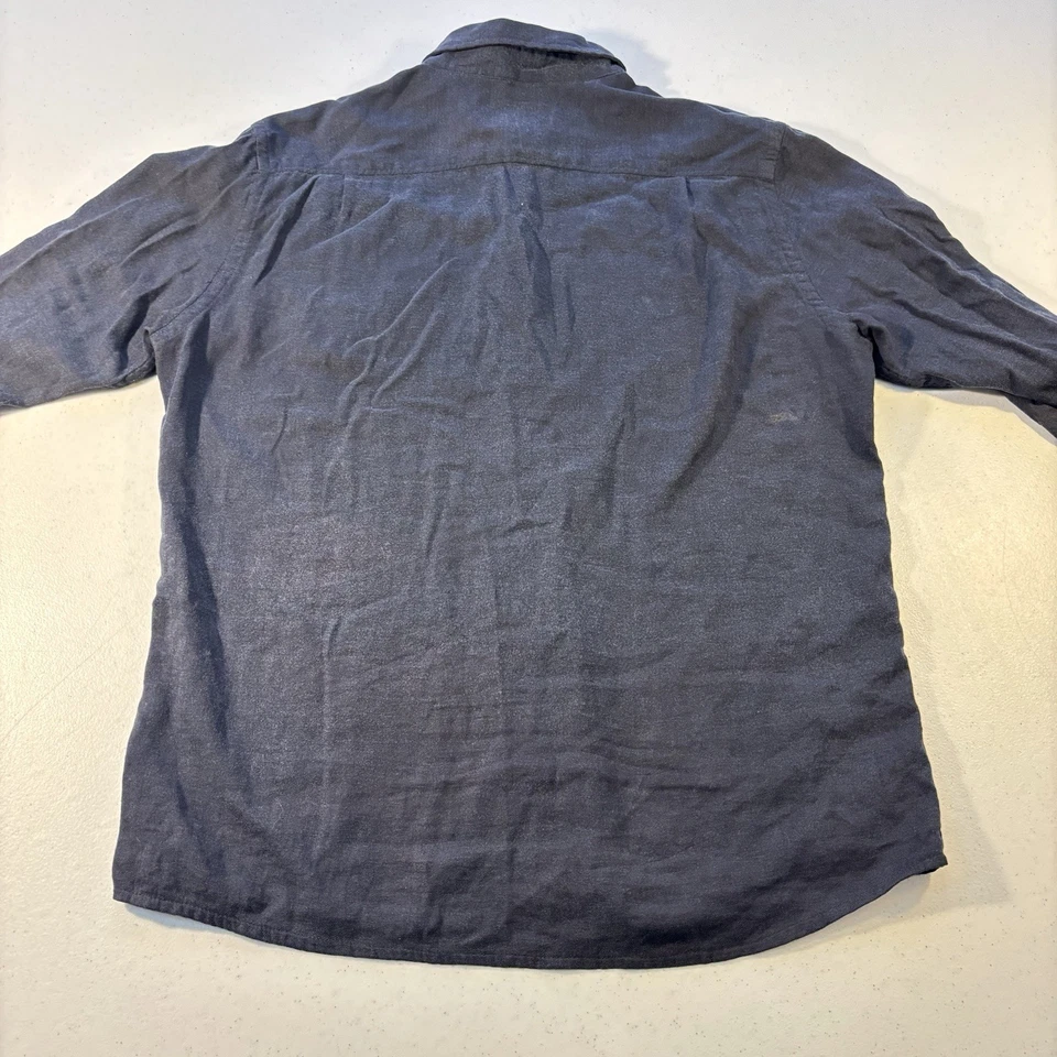 Rodd & Gunn Mens Sports Fit Soft Solid Flannel Button Up Shirt M Preppy Casual - Image 3 of 4