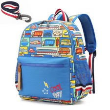 Cartoon Bus 12 Kindergarten Backpack for Girls and Boys,Waterproof Preschool ...