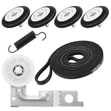 4581EL2002C Dryer Drum Roller Wheel and Shaft 4 Pack For LG 4581EL2002H