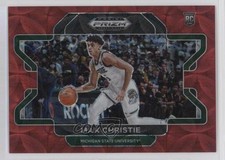 2022 Panini Prizm Draft Picks Choice Red Variation 60/88 Max Christie #90 1gg4