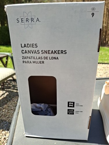Zapatilla Mujer Lona Rosa/Dorada Metálica Crema Nueva/Caja Sin Cordones Espuma con Memoria 9 - Imagen 11 de 16