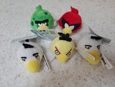 Angry Birds Fuzzy Toppers, puppets, pencil toppers, Lot/5 3 New with tags