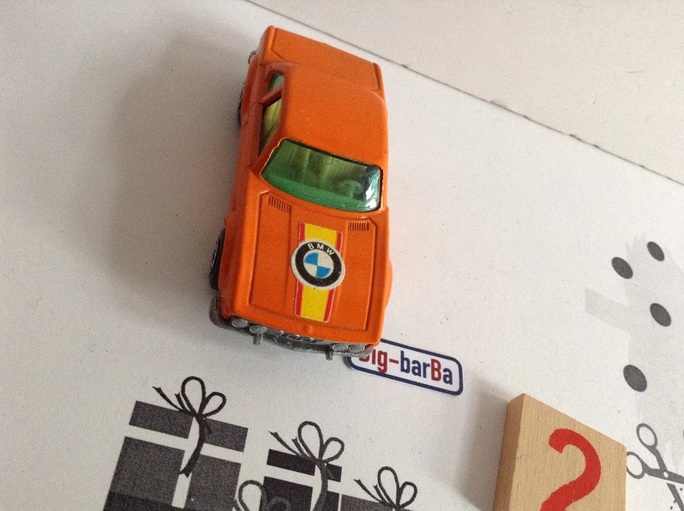 🔥Lot vintage🚗 MATCHBOX SUPERFAST BMW 3.0 CSI 1976 1:64 🍂 OCCASIONE 🍂☕🏅💰 - Immagine 4 di 4