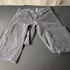 Calvin Klein Jeans Womens Size 6 dark grey charcoal Corduroy Pants straight