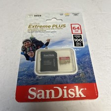 SanDisk Extreme microSDXC UHS-I CARD - 64GB New