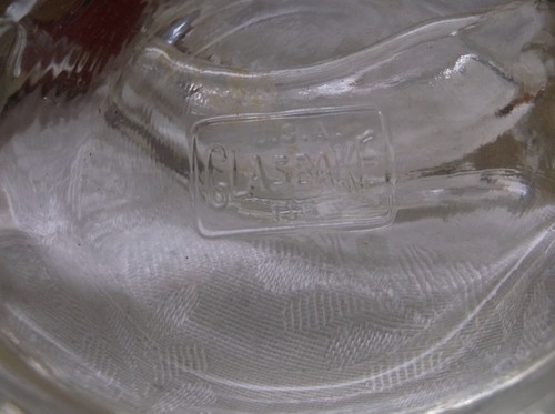 Vintage Glasbake Deviled Crab Baking Dishes Clear Glass Set of 5 - Picture 4 of 5