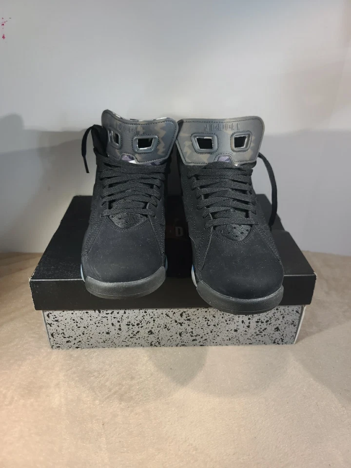 Tênis Nike Air Jordan MVP Youth tamanho 6.5Y feminino 8 DZ5577 041 preto azul royal - Imagem 3 de 4