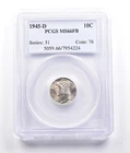 1945-D Mercury Dime MS66 FB PCGS *6825