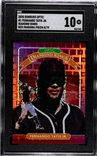 2020 Panini Donruss Optic #1 Fernando Tatis Jr. DK SGC 10 Red Pandora Prizm /79
