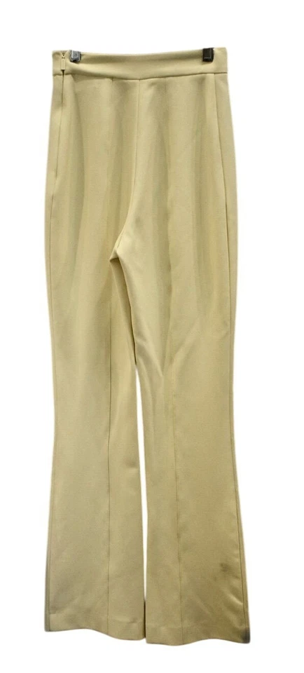 Women's Marciano by Guess Pale Yellow  High Waist Dress Pants Size 2 - Image 2 of 4
