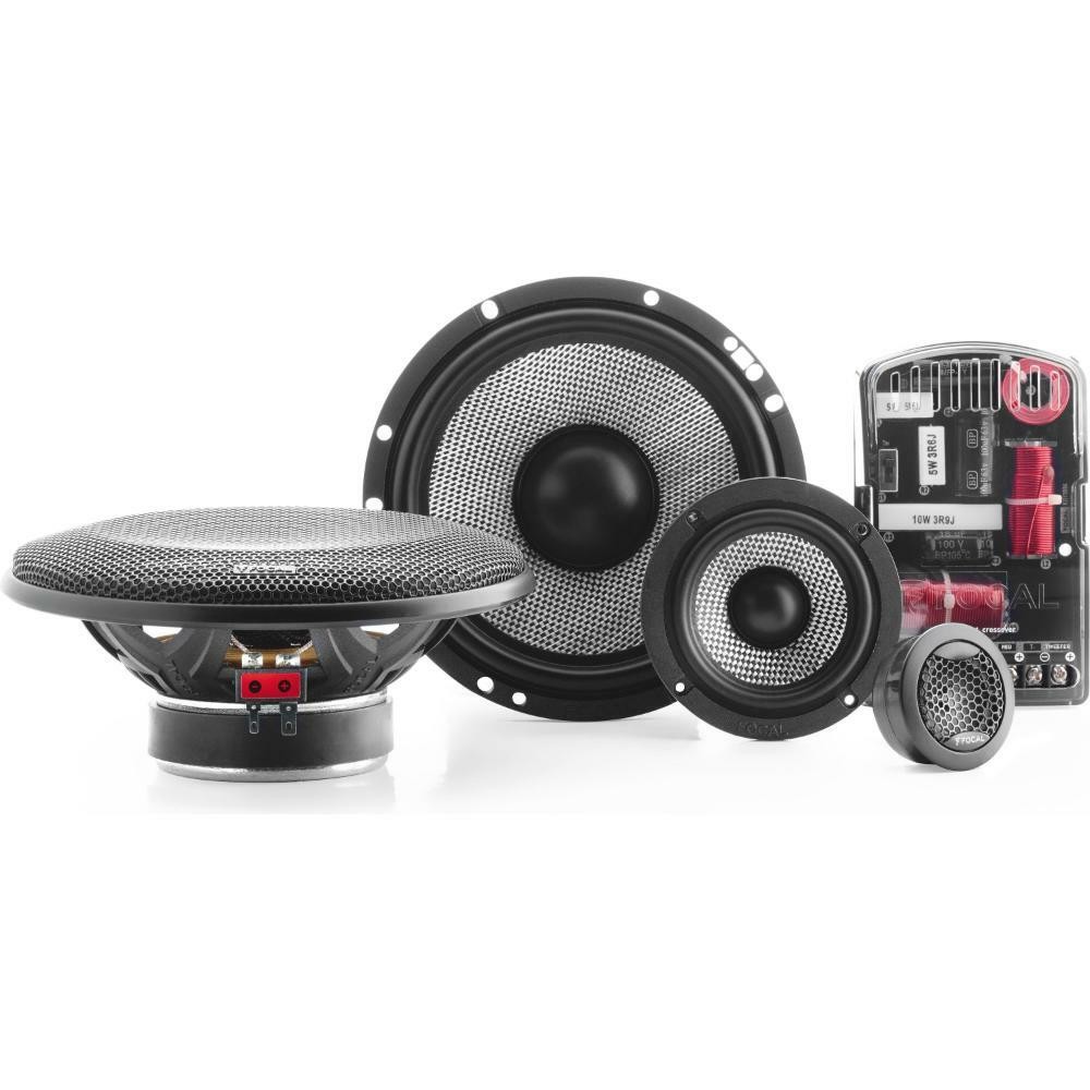 Focal 165 AS3 Access Series 3 Way 6.5" Car Door Component Speakers 80w RMS Pair