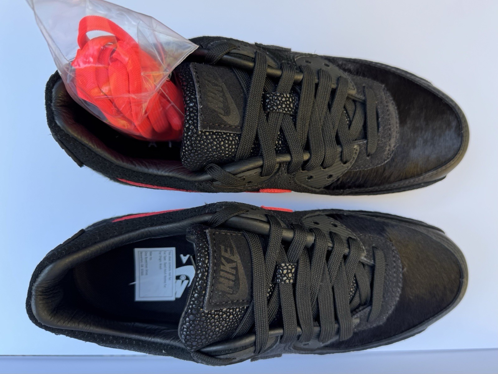 Nike Air Max 90 QS, Black/Black-Infrared-White, Men’s Size 6