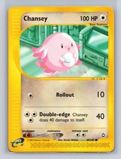 Chansey 69/147 Common Aquapolis Pokemon Lightly Played on eBay