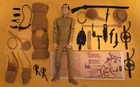 Custom Daniel Boone + 29 Accessories + Manual copy Marx West Mountain Man Repro