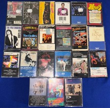 LOT- 21 CLASSIC ROCK CASSETTE TAPE Kinks/Bowie/Stones/ZZ Top/Petty/Seger/Young