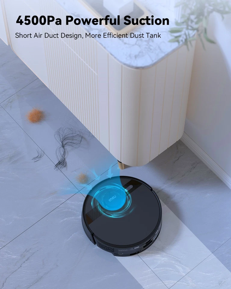 IMOU RV1L Pro Saugroboter| 3-in-1 Staubsauger Wischfunktion| 4500Pa - Bild 3 von 4
