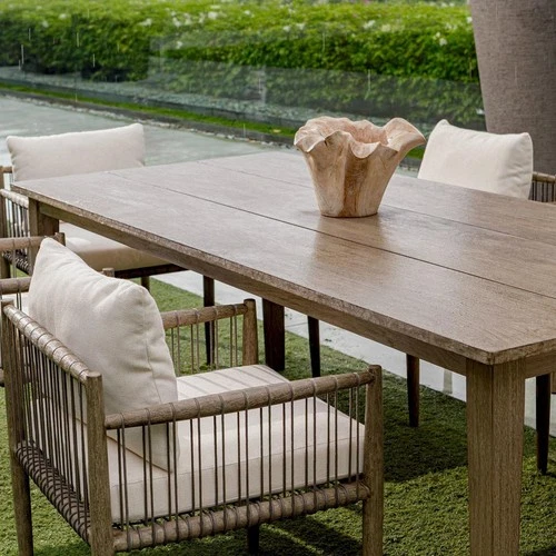 Uttermost 17134 Teak Flow Natural Teak Wood Outdoor Bowl - Picture 8 of 11