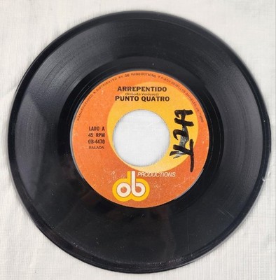 Arrepentido /Perdoname Mi Amor by Punto Quatro Vinyl, 7'', 45 RPM - OB-4470