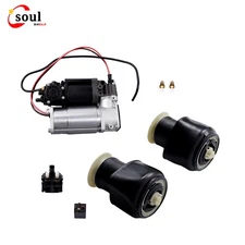 Rear Air Suspension Spring Bag Compressor Valve Block Kit For BMW 5 37106781827