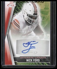 2022 SAGE #A-NF Nick Ford Autographs Red