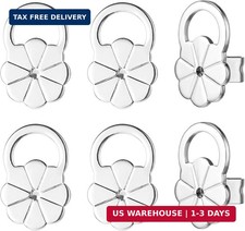 6PCS Earring Lifters Backs, Earring Backs for Droopy Ears Adjustable Anti-Sensit