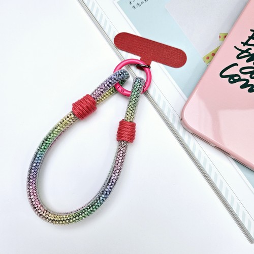 Glitter Rhinestone Phone Lanyard Diamond Crystal Keychain Phone Accessories - Photo 16 sur 22