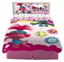 Trolls World Tour Kids Twin/Full Blanket  Sheet Set-AB0CGXTB7GZ7, W11099583937