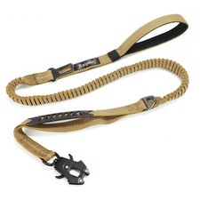 Raipult Heavy Duty Tactical Bungee Dog Leash, 4-6FT No Pull Leash with Quick ...