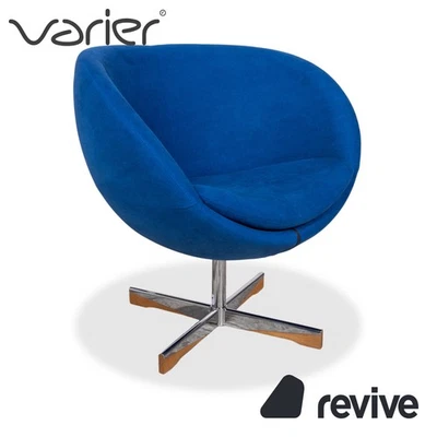 Varier Planet Fauteuil Bleu Foncé Avec Fonction Pivotante - Photo 1/4