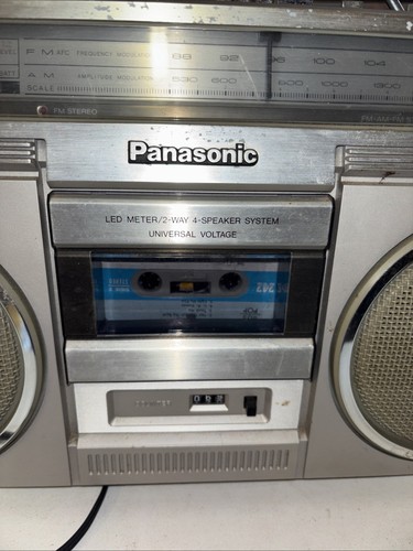 Vintage Panasonic FM-AM Stereo Radio Cassette Recorder RX-5030 Netzkabel - funktioniert - Bild 3 von 9