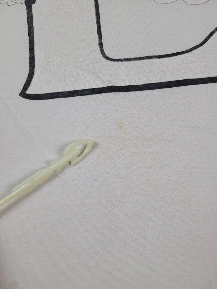 USS Casimir Pulaski Shirt vintage USA Navy Sing Stitch 50/50 Large Hanes - Image 4 of 4