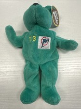 VINTAGE DAN MARINO 13 SALVINO BAMMER NFL BEANIE BEAR-MIAMI DOLPHINS 1923
