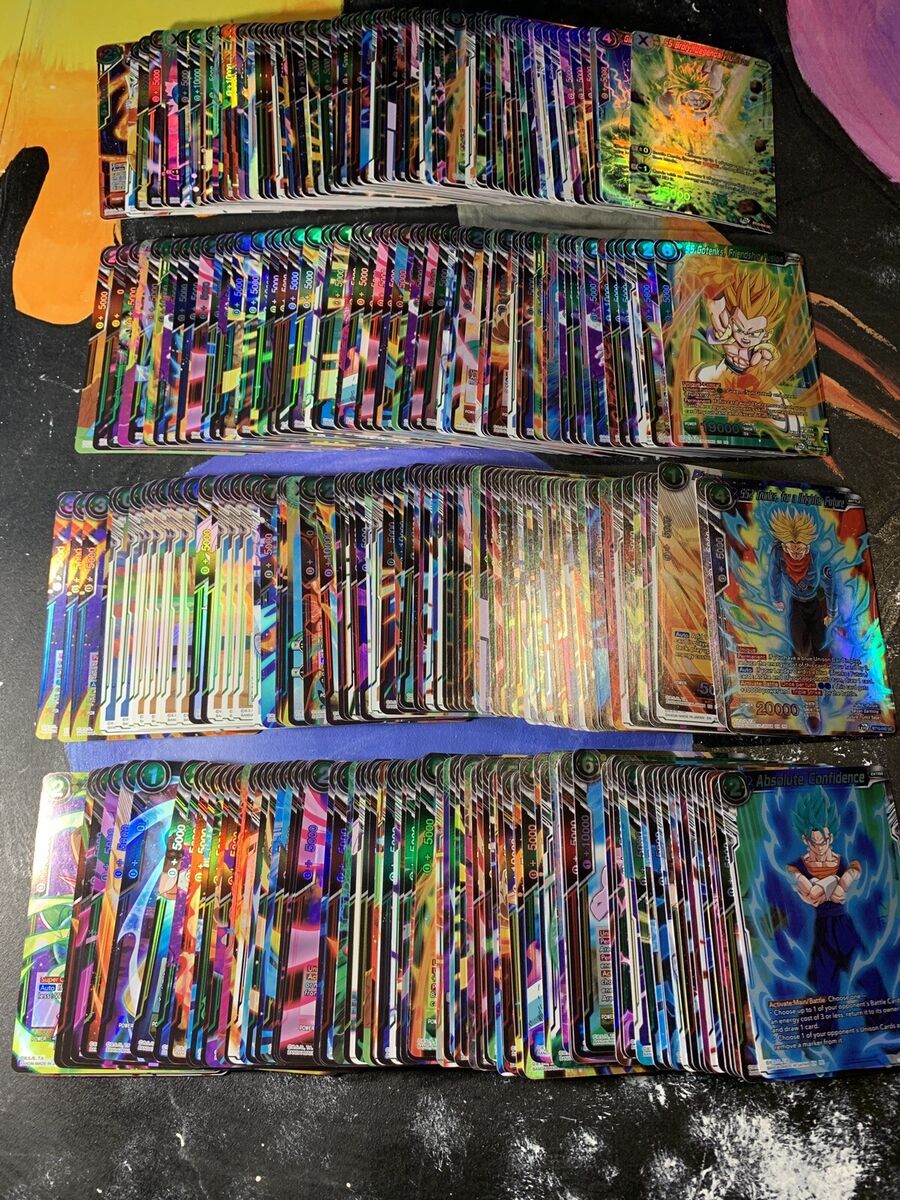 50 Shiny/Foil Dragon Ball Super C/UC/R/PR Cards (Assorted 50 Shiny/Foil Dragon Ball Super C/UC/R/PR Cards (Assorted