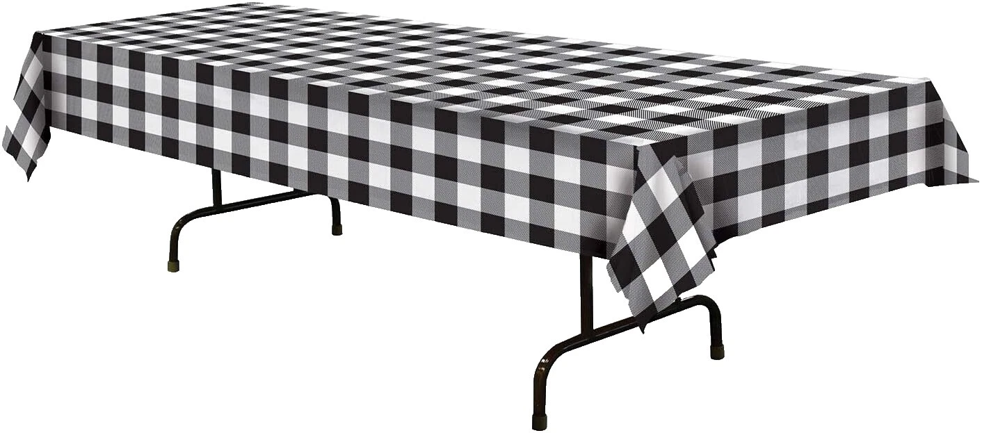 Manteles de fiesta cuadros multicolor