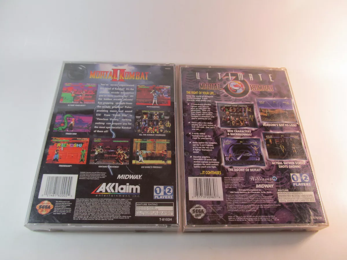 Mortal Kombat Trilogy - SEGA Saturn – Retro Games Reproduction