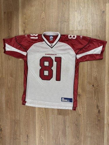 Arizona Cardinals Anquan Boldin #81 Jersey Mens XLarge White Reebok NFL Football - Picture 4 of 11