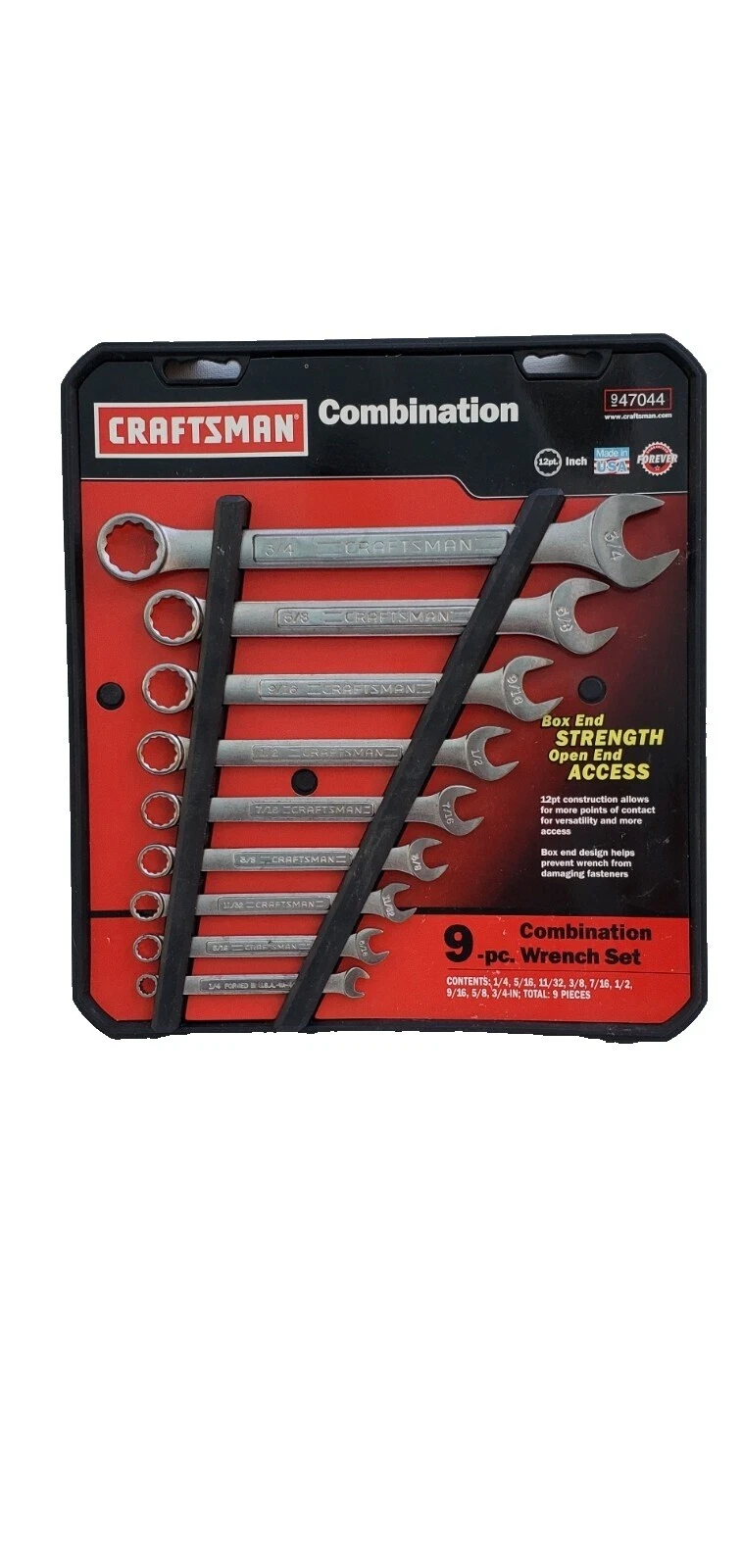 Craftsman Set Combination Wrench Automotive Hand Wrenches