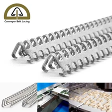 12" Spike Fastener Stainless Steel Hooks Lacing Material Conveyor Belt Lacing