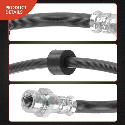 Brake Hydraulic Hose Rear Left/Right for Mitsubishi Mirage 2015 17-20 Mirage G4 - Picture 5 of 8
