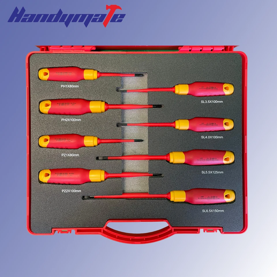 8pcs Insulated Screwdrivers Set Tools Set EVs Automotive Repair Tools Kit - image 4 of 4