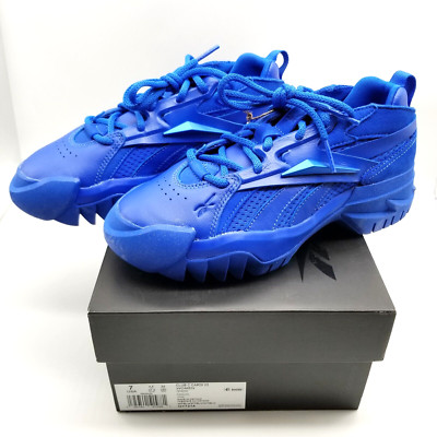 Reebok Women's Cardi B Club C V2 Shoes Size 6.5 Blue Sneakers