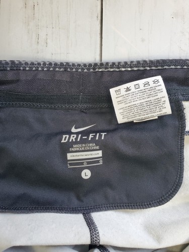 Nike Luxe Leggings Reflective Womens Sz L Large Running Ankle Zip Up 583156-011  - Foto 12 di 15
