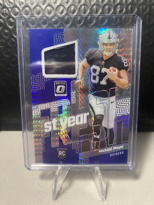 Michael Mayer 2023 Panini Donruss Optic First Year Fresh Patch #FYF-MMA Raiders