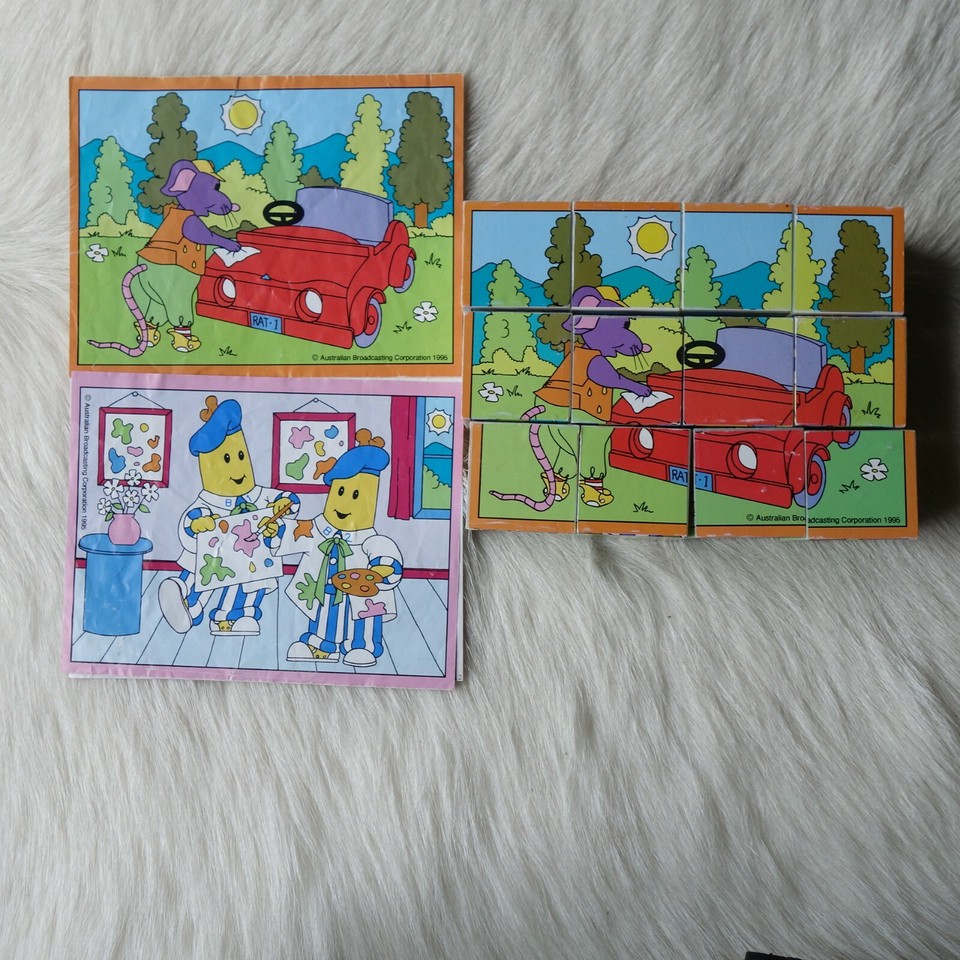 BANANAS IN PYJAMAS Puzzle 1995 90s Vtg Bananas in Pyjamas Jigsaw Tv