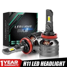 H11 LED Headlight Bulbs Low Beam Conversion Kit 150W Super Bright White 50000LM