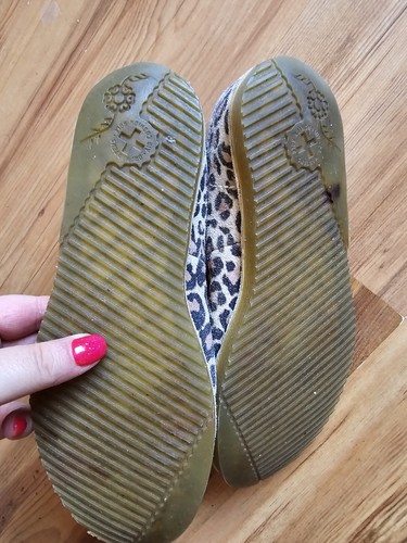 Dr Martens Uk7 Leopard Leather Ballet Pumps - Picture 5 of 5